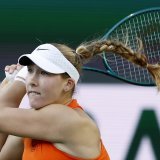Mirra Andreeva défiera Aryna Sabalenka en finale à Indian Wells KEYSTONE/EPA/JOHN G. MABANGLO